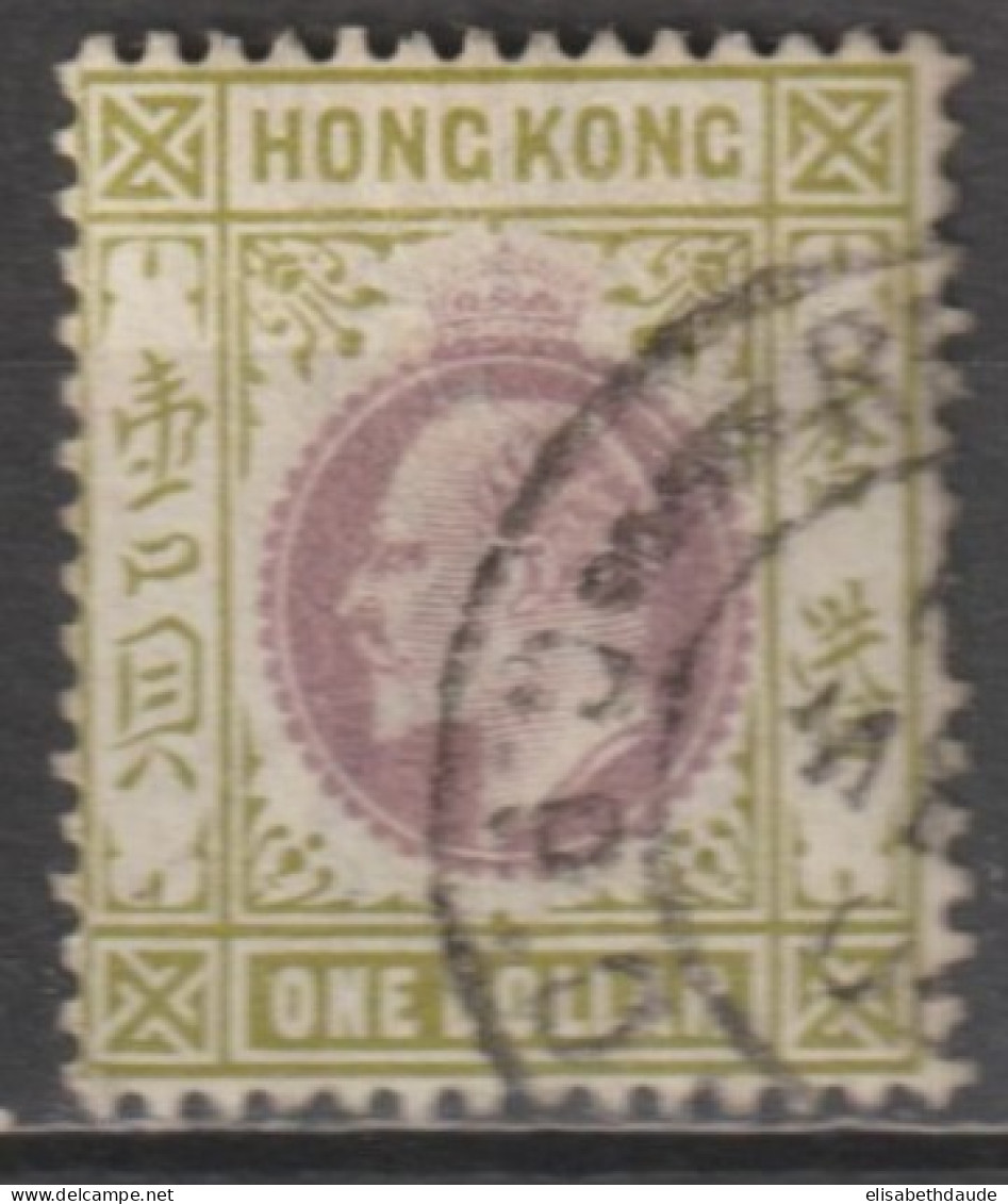 1903 - HONG KONG (CHINA) - FILIGRANE CA - YVERT N°72 OBLITERE - COTE = 35 EUR - Oblitérés