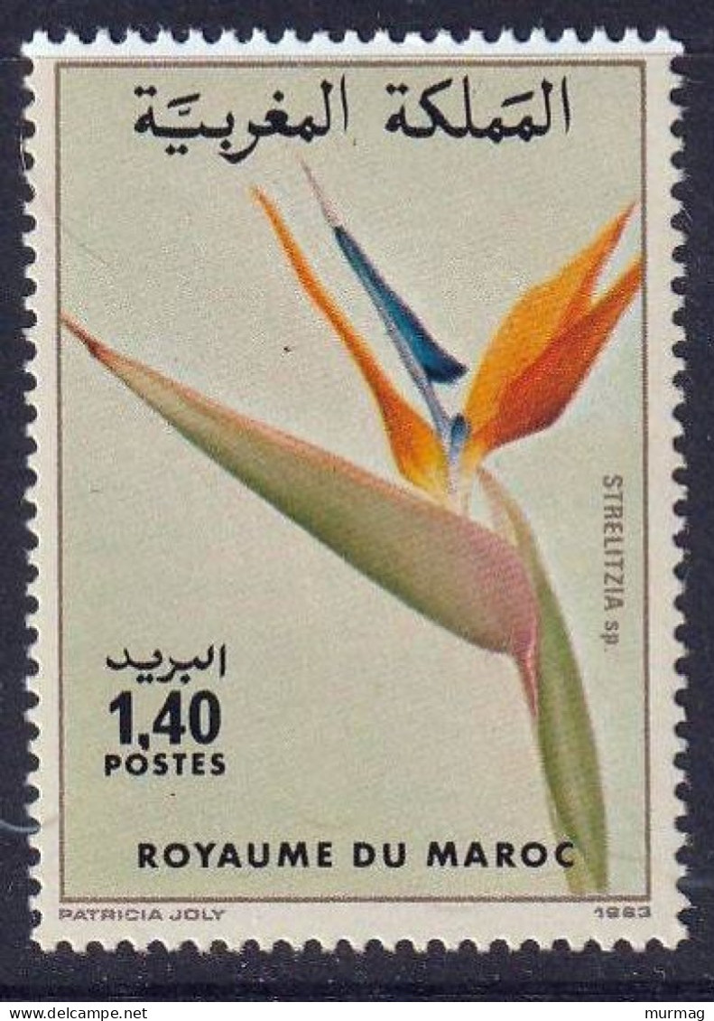 MAROC - Flore, Tecoma, Strelitzia - Y&T N° 947-948 - 1983 - MNH - Marokko (1956-...)