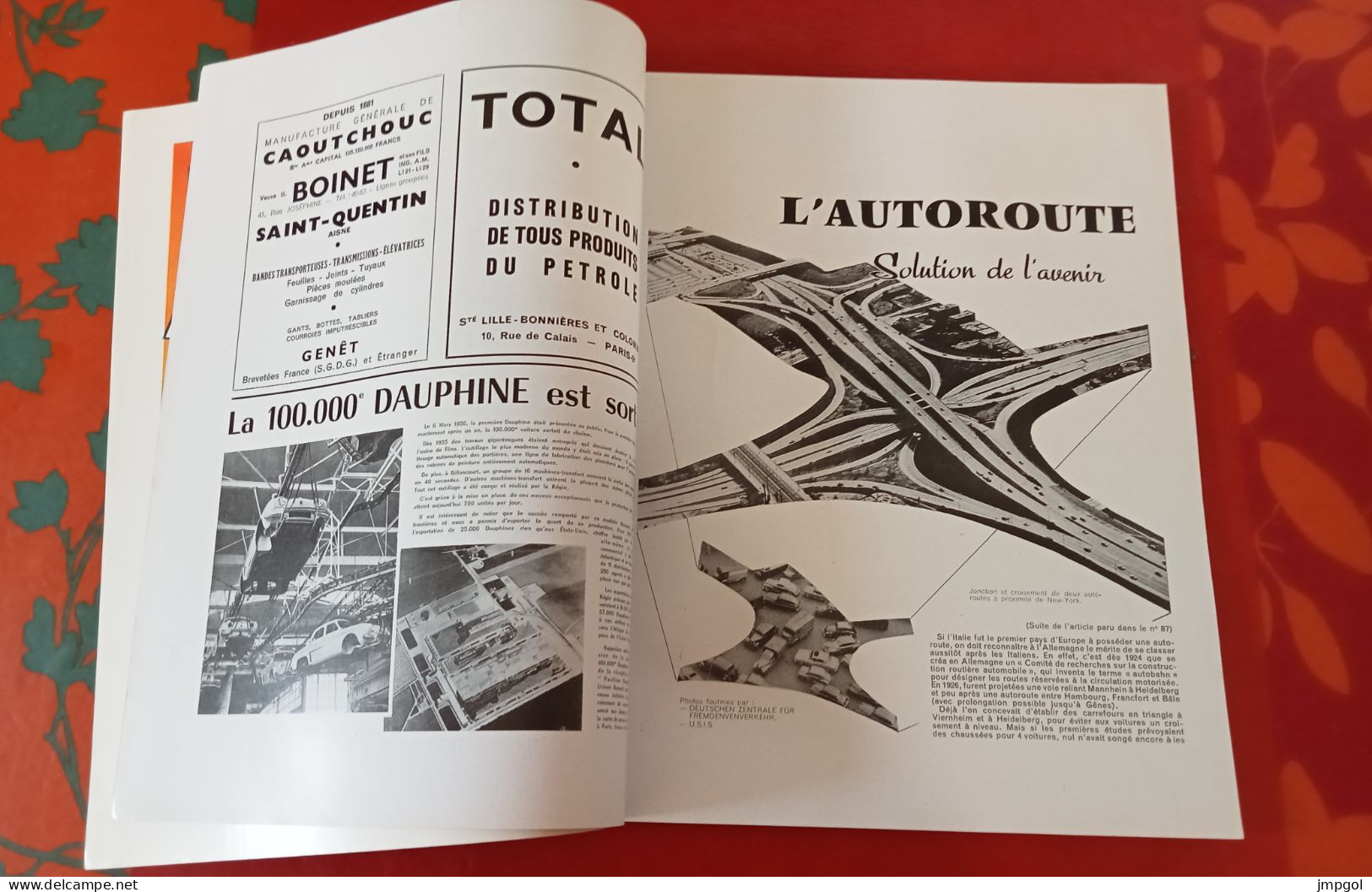 Englebert Magazine N°88 Mars 1957 Autoroutes Europe USA Carburants Modernes Causses Cevennes Huitres Zelande Yerzeke - Auto/Motor