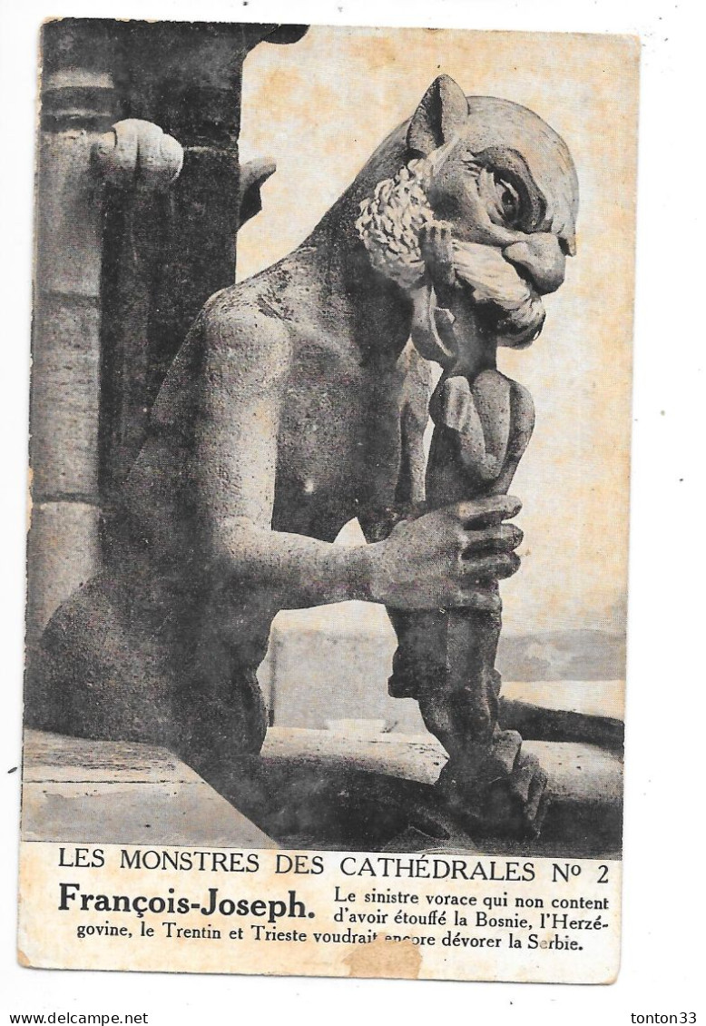 LES MONSTRES DES CATHEDRALES N°2 - FRANCOIS JOSEPH - TOUL 6 - - Quadri, Vetrate E Statue