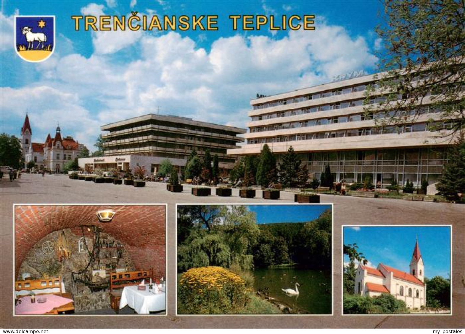 73939227 Trencianske_Teplice_SK Hotel Jalta Liecebny Dom Krm Interieir Vinarne I - Slovacchia