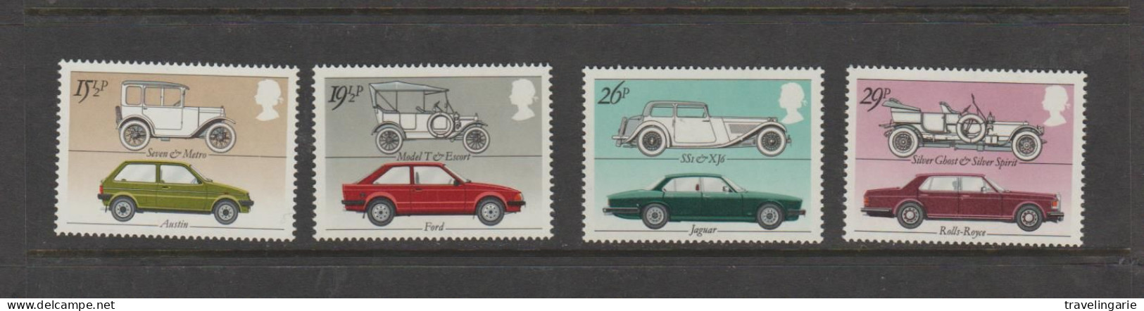 Great Britain 1982 British Motor Cars MNH ** - Auto's