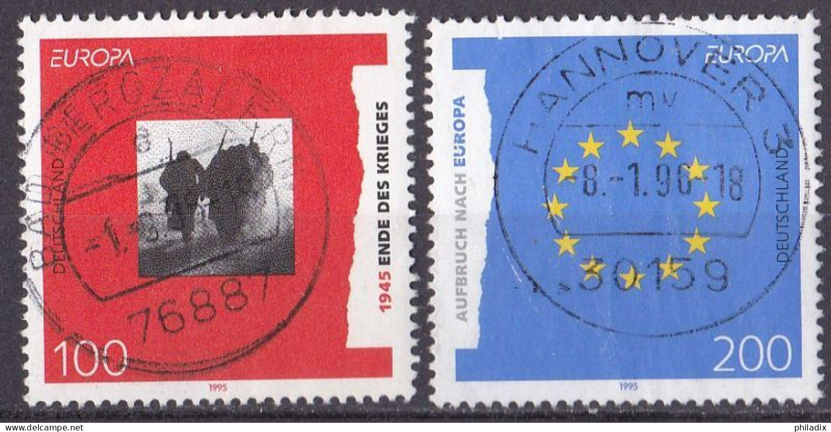 BRD 1995 Mi. Nr. 1790-1791 Vollstempel O/used (BRD1-3) - Nuevos