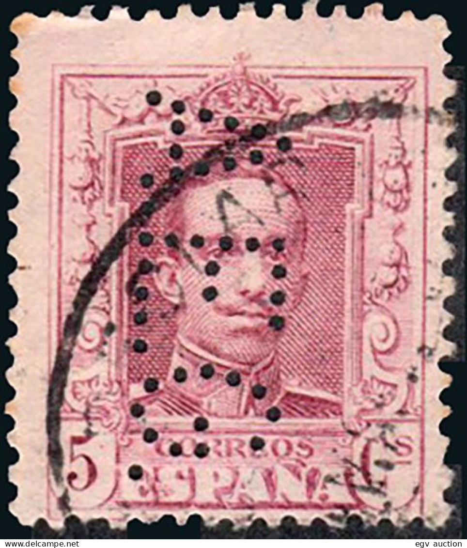 Madrid - Perforado - Edi O 311 - A.E.G." (Ibérica Electricidad) - Used Stamps