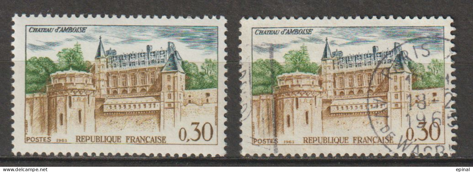 FRANCE : N° 1390 ** Et Oblitéré (Château D'Amboise) - PRIX FIXE - - Unused Stamps