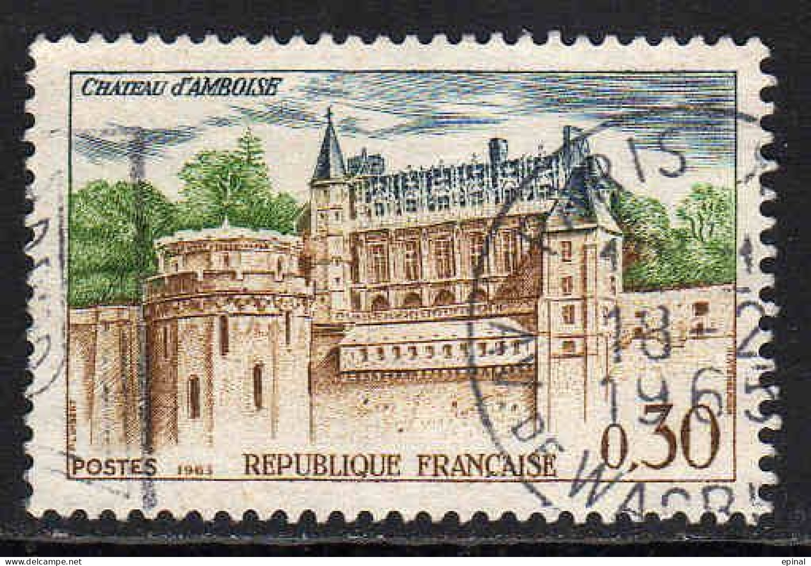 FRANCE : N° 1390 ** Et Oblitéré (Château D'Amboise) - PRIX FIXE - - Unused Stamps