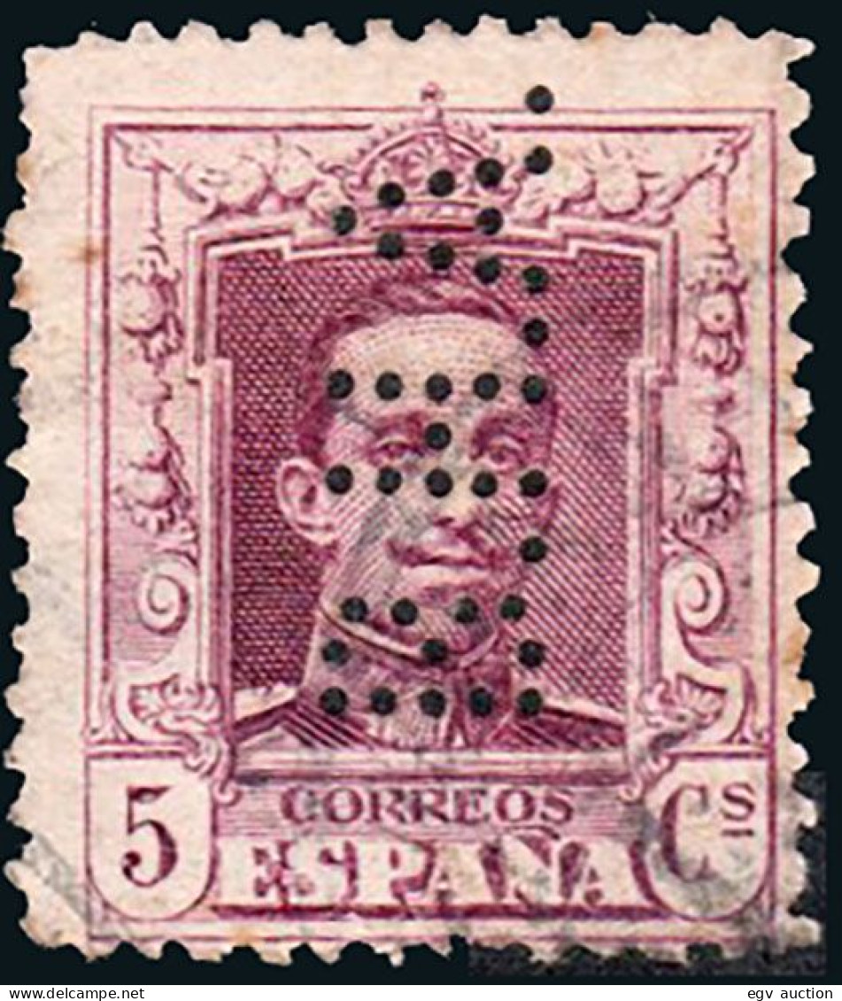 Madrid - Perforado - Edi O 311 - B.H.A." Pequeño (Banco) - Gebraucht