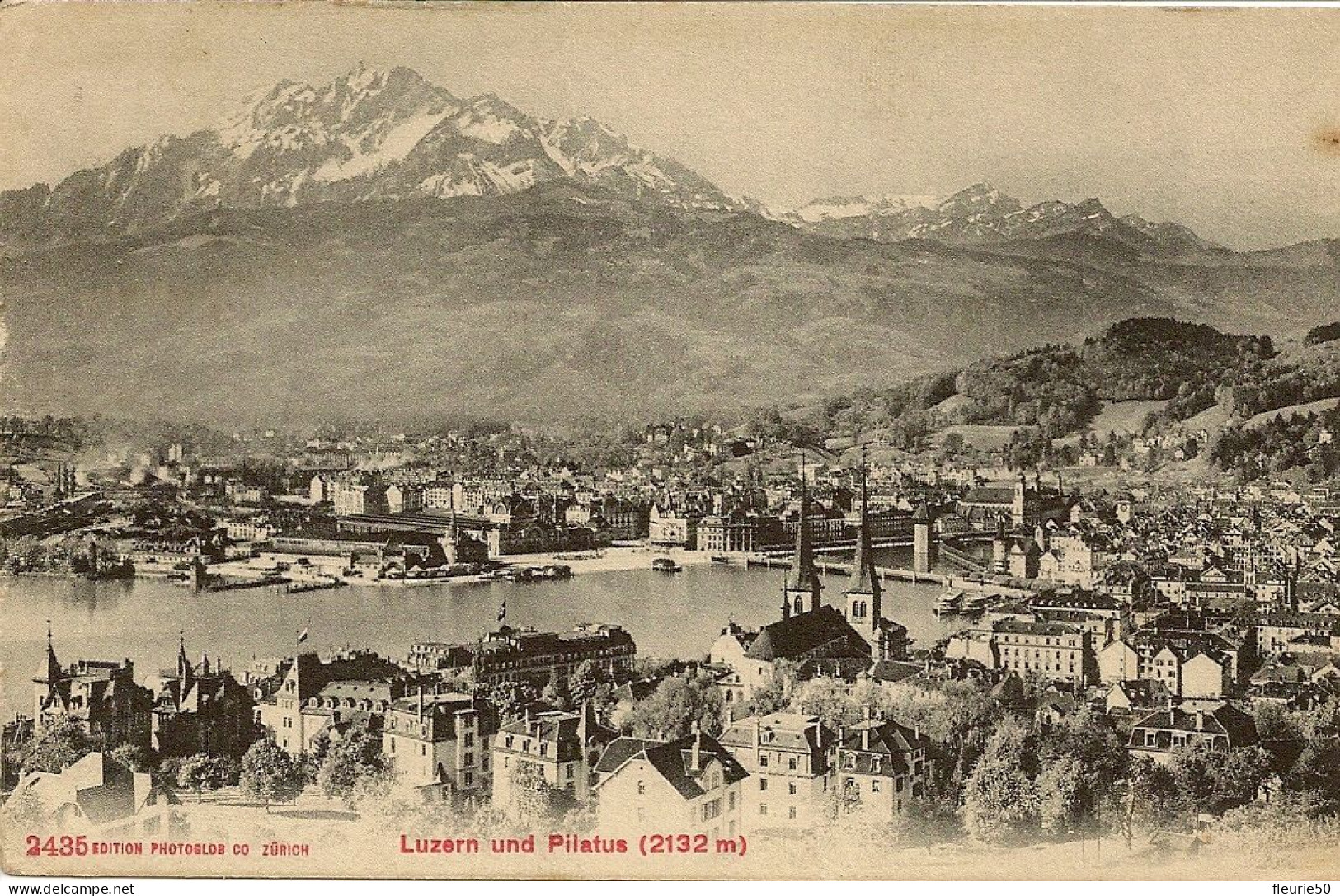 Suisse - LUZERN Und Pilatus (2132 M). 1907. - Lucerne