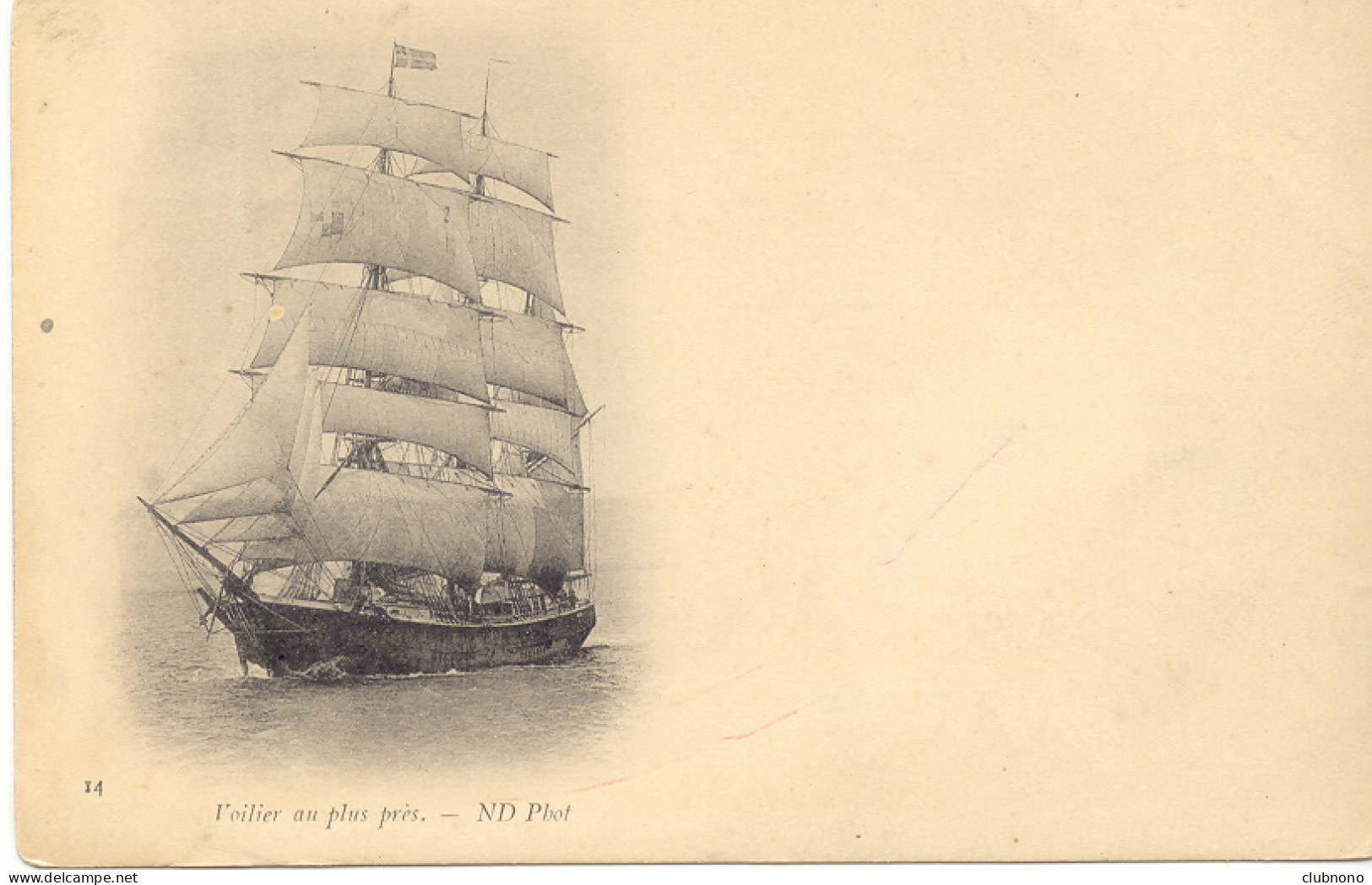 CPA - VOILIER AU PLUS PRES (PRECURSEUR) - Sailing Vessels