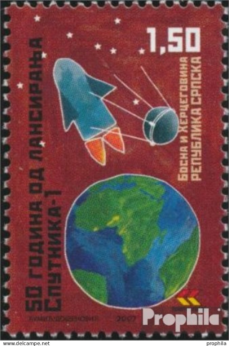 Bosnien - Serbische Republ. 409 (kompl.Ausg.) Postfrisch 2007 Weltraumfahrt - Bosnien-Herzegowina