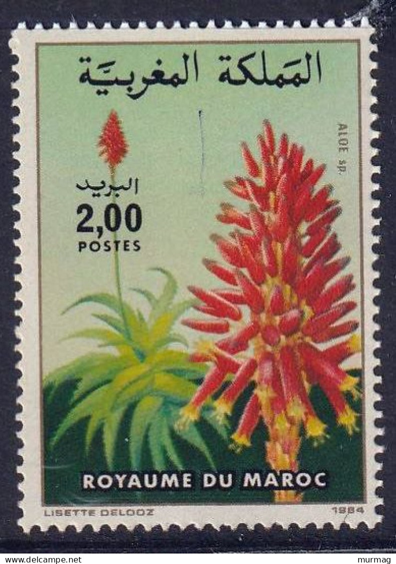 MAROC - Flore, Menthe, Aloe - Y&T N° 967-968 - 1984 - MNH - Maroc (1956-...)