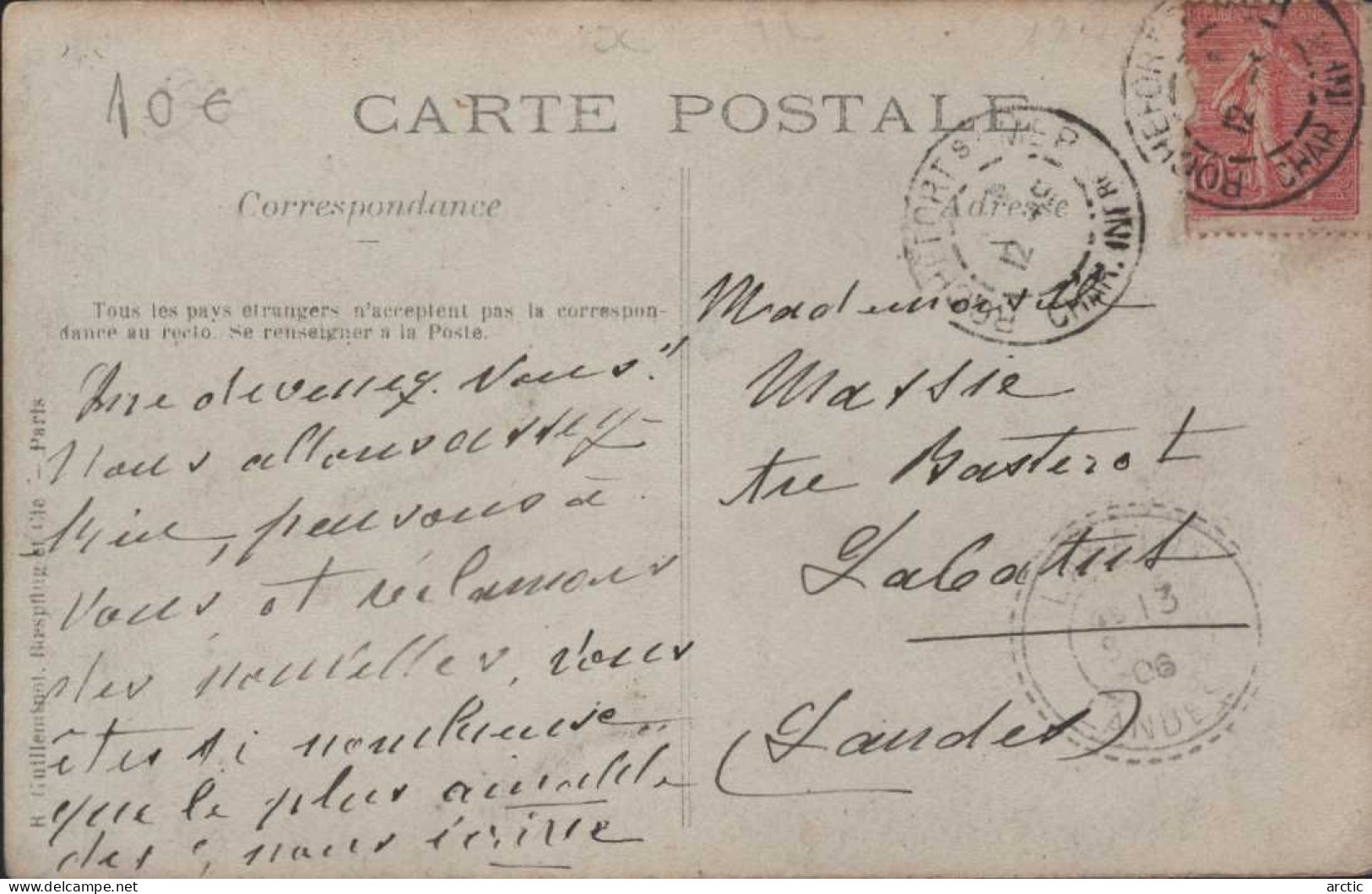 Photo Carte ROCHEFORT Sur Mer Revue Du 14 Juillet 1906 - Rochefort