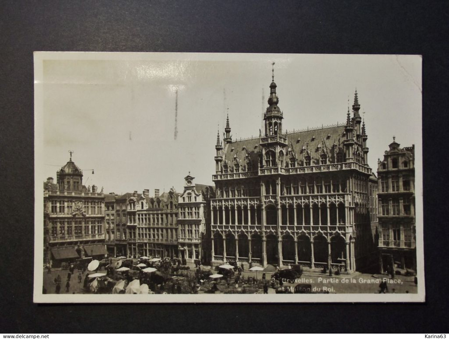België - Belgique - Brussel CPA  Partie De La Grand Place  - Maison Du Roi Used With Timbre 1935 - Bauwerke, Gebäude