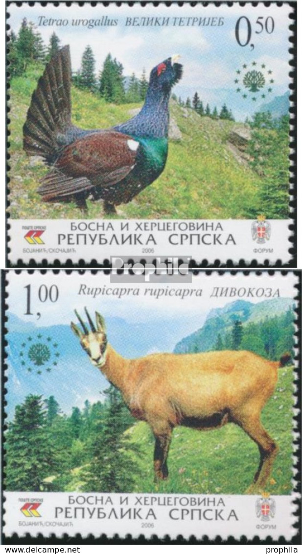 Bosnien - Serbische Republ. 374-375 (kompl.Ausg.) Postfrisch 2006 Naturschutz - Bosnia Erzegovina