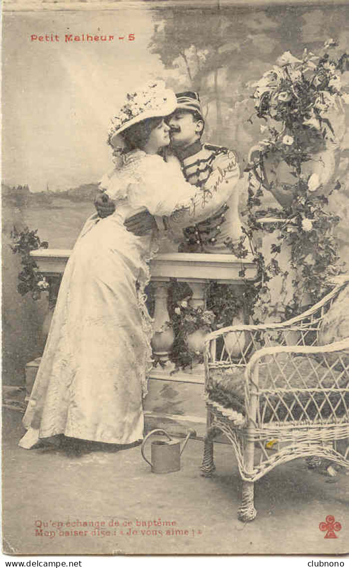 CPA - PETIT MALHEUR (1905) - Couples