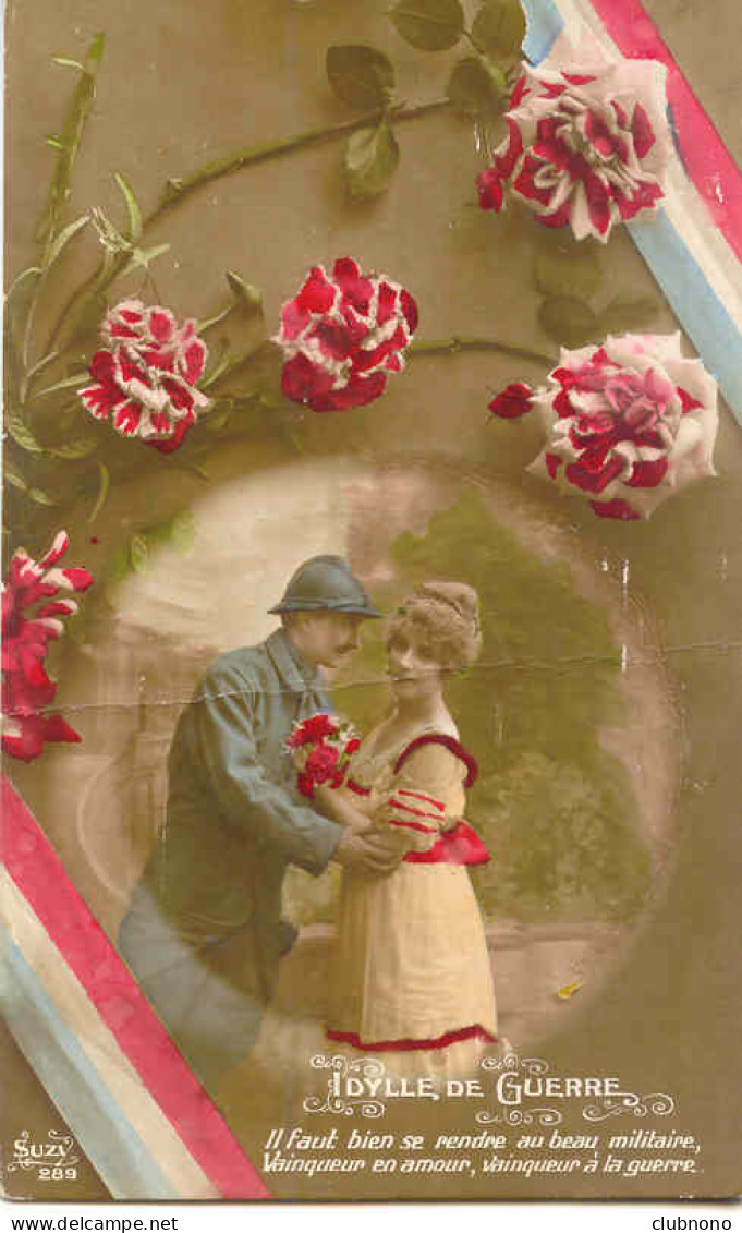 CPA - IDYLLE DE GUERRE (1916) - Koppels