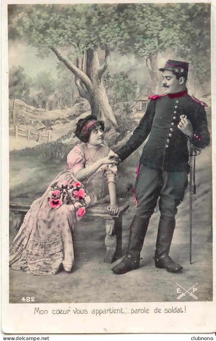 CPA - MON COEUR VOUS APPARTIENT (1911) - Couples
