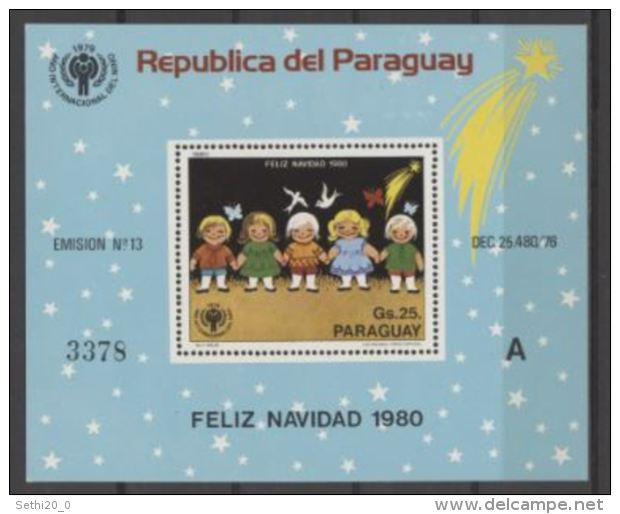 Paraguay  IYC AIE Bloc  A   Souvenir Sheet MNH - Otros & Sin Clasificación