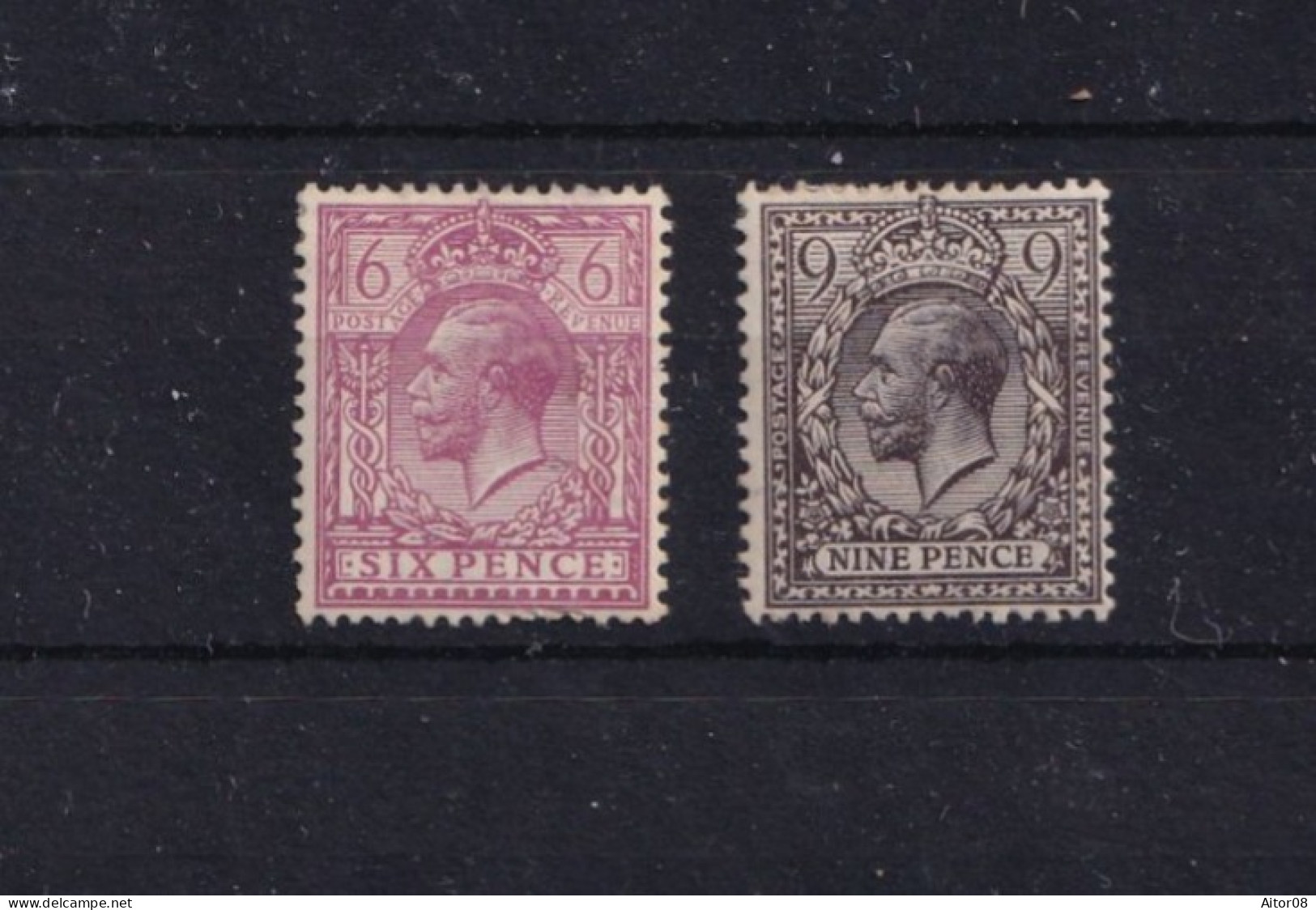 LOT TIMBRES  NEUFS*  DE 1912/22 DE  6 ET 9 PENCE.. INTERESSANTS.A VOIR - Unused Stamps
