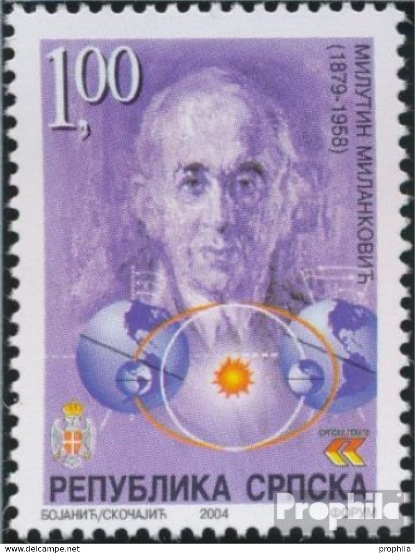 Bosnien - Serbische Republ. 303 (kompl.Ausg.) Postfrisch 2004 Milutin Milankovic - Bosnien-Herzegowina