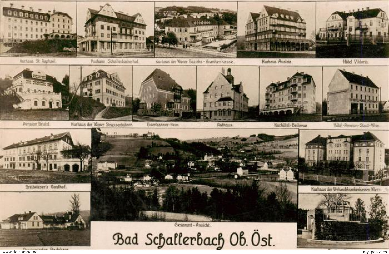 73938859 Bad_Schallerbach_Oberoesterreich_AT Gesamt Ansicht Mit Div Kurhaeusern - Autres & Non Classés