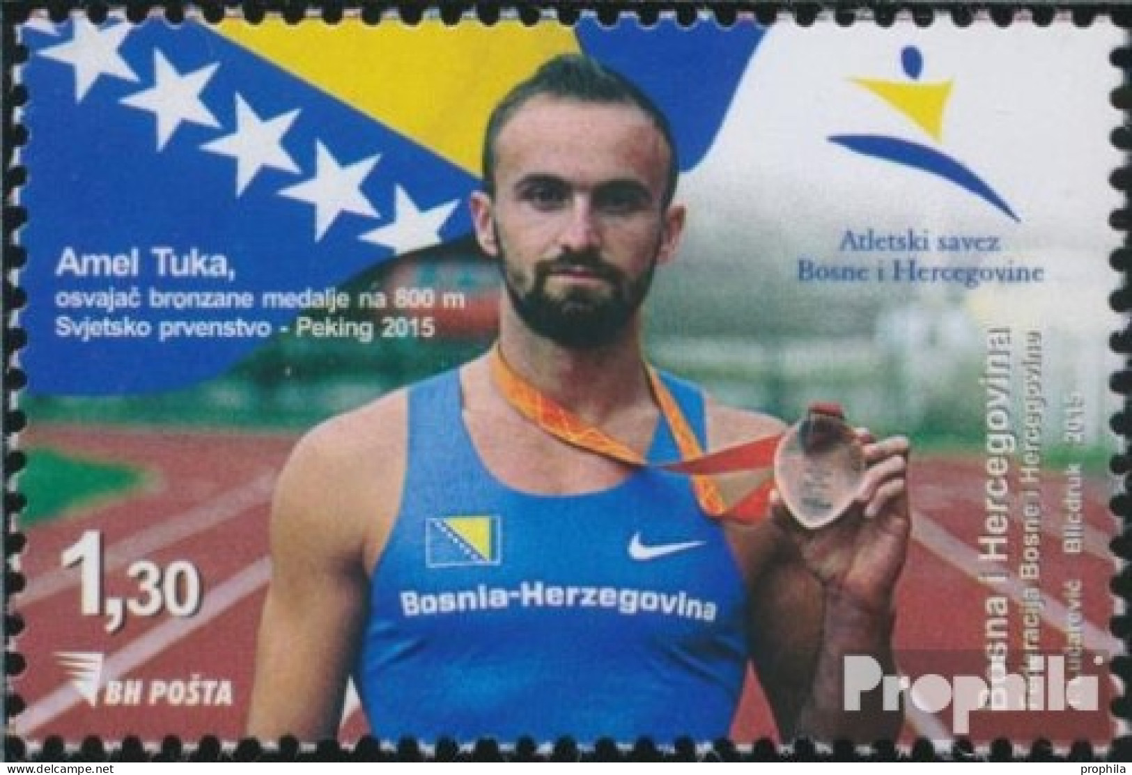 Bosnien-Herzegowina 676 (kompl.Ausg.) Postfrisch 2015 Amel Tuka - Bosnia Erzegovina