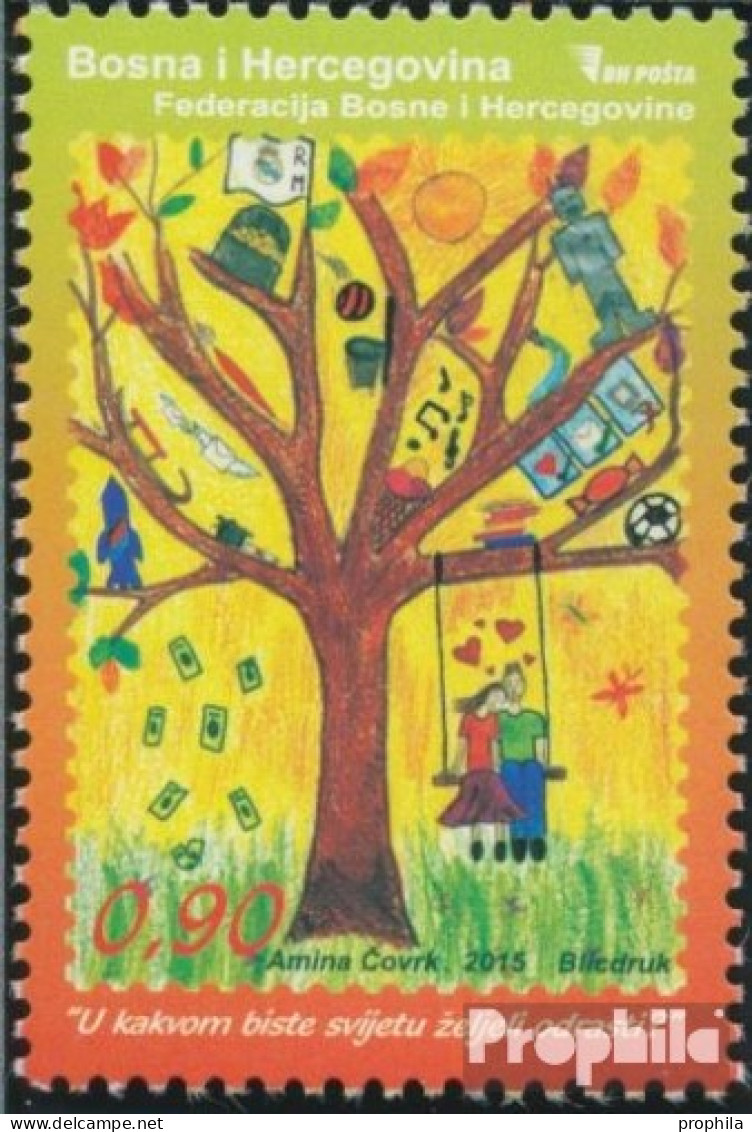 Bosnien-Herzegowina 674 (kompl.Ausg.) Postfrisch 2015 Kinderwoche - Bosnien-Herzegowina