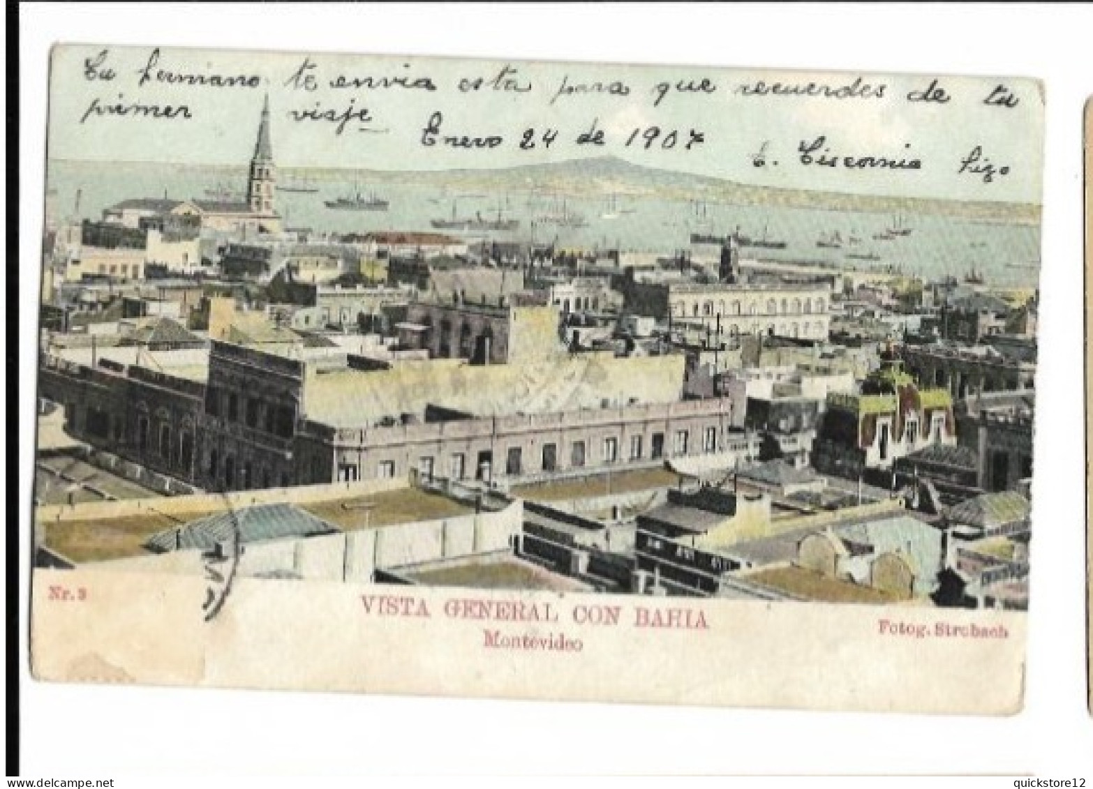 Vista General Con Bahía - Montevideo   - 6792 - Uruguay