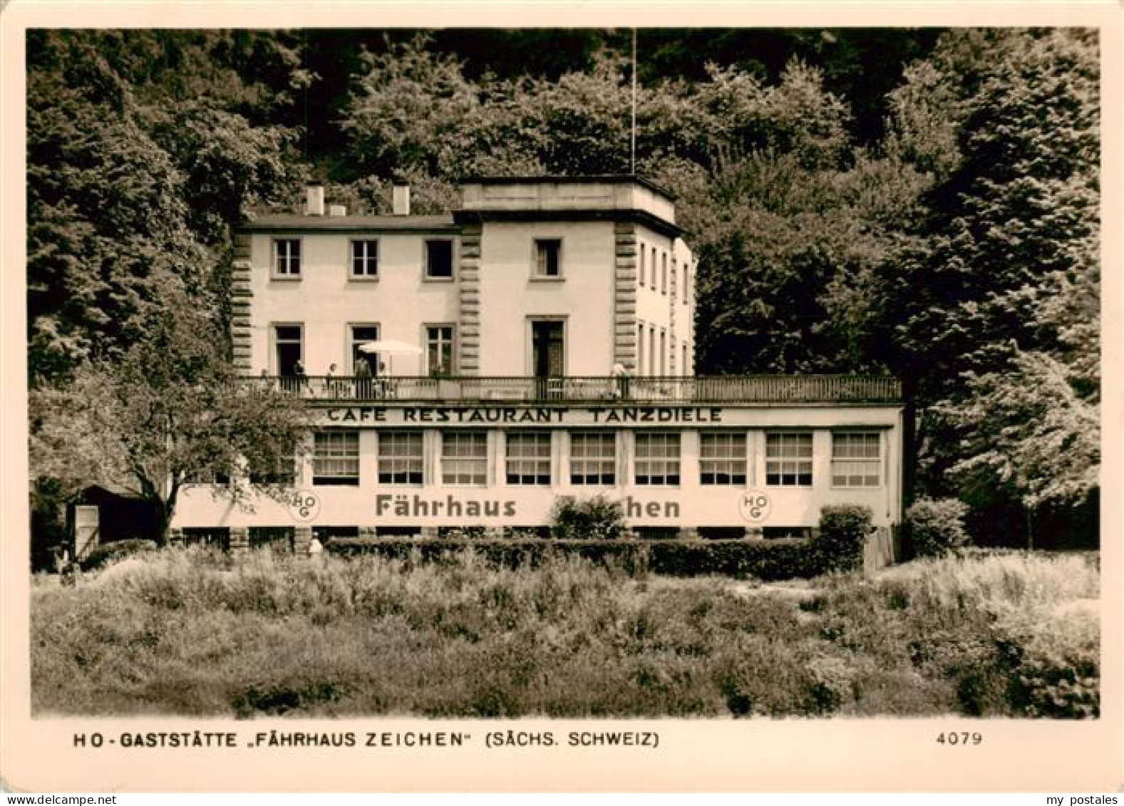 73938800 Koenigstein_Saechsische_Schweiz HO Gaststaette Faehrhaus Zeichen - Koenigstein (Saechs. Schw.)