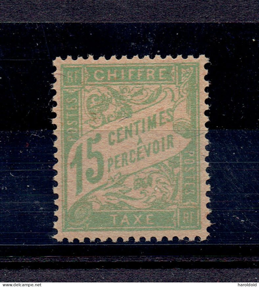 TAXE - N°30"a" ** PAPIER GC - TB + TB CENTRAGE - 1859-1959 Postfris