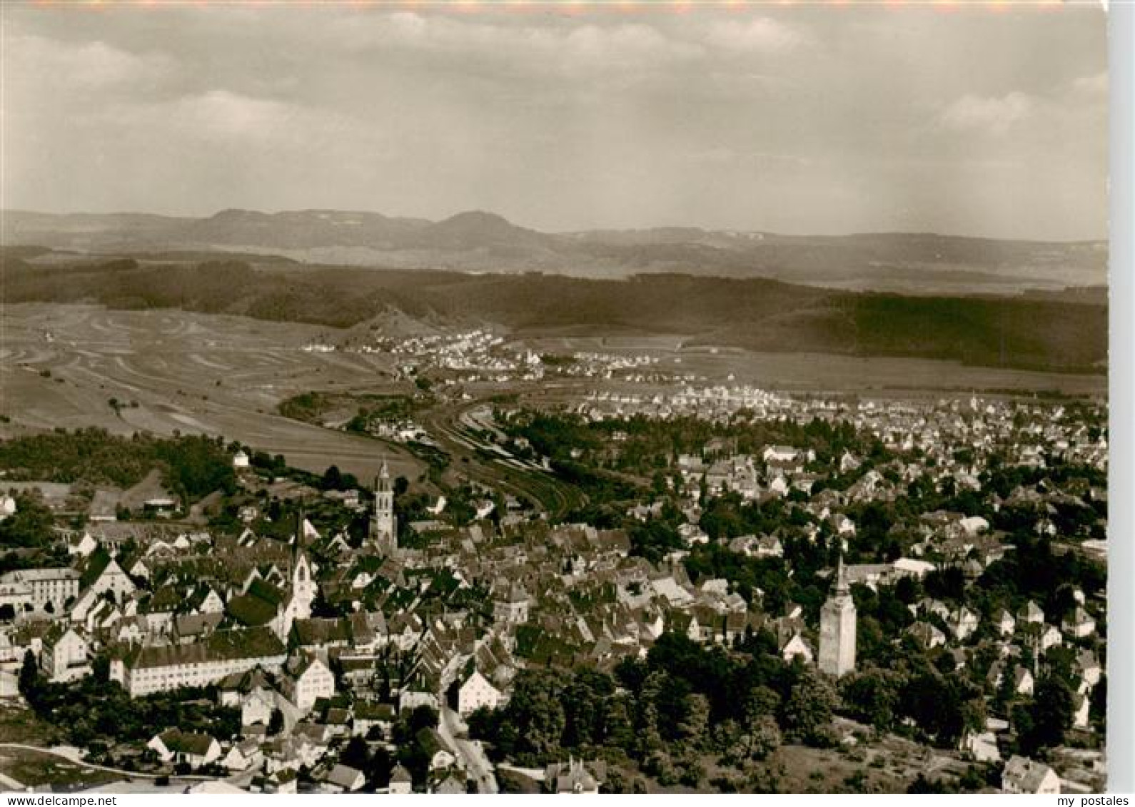 73938740 Rottweil_Neckar Panorama Mit Schwaebischer Alb - Rottweil