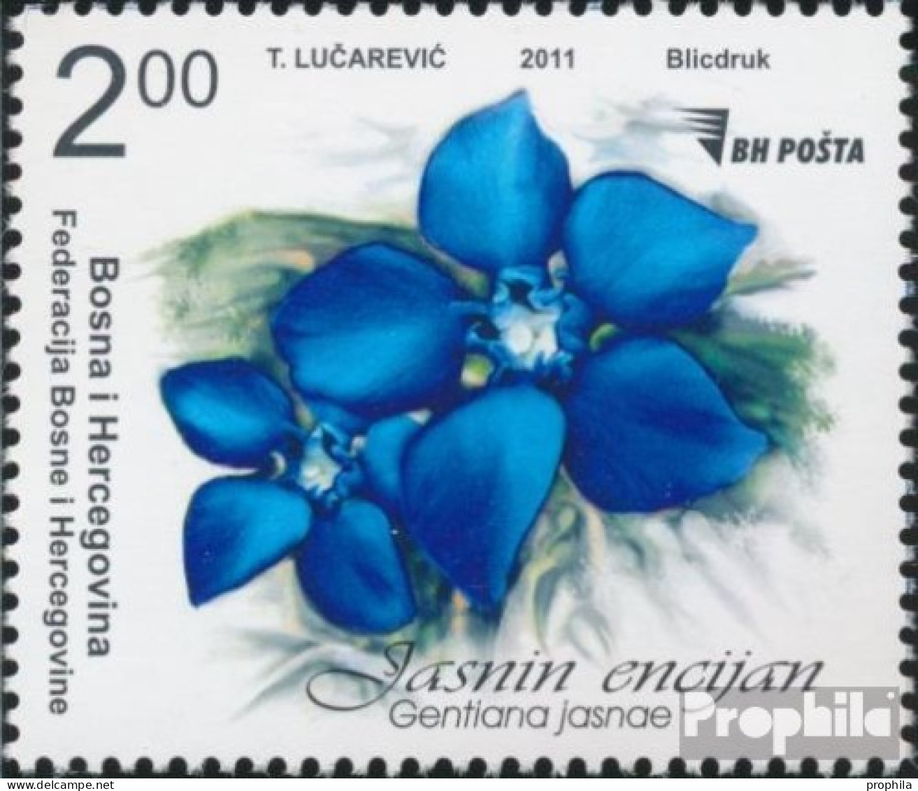 Bosnien-Herzegowina 575 (kompl.Ausg.) Postfrisch 2011 Flora Und Fauna - Bosnië En Herzegovina