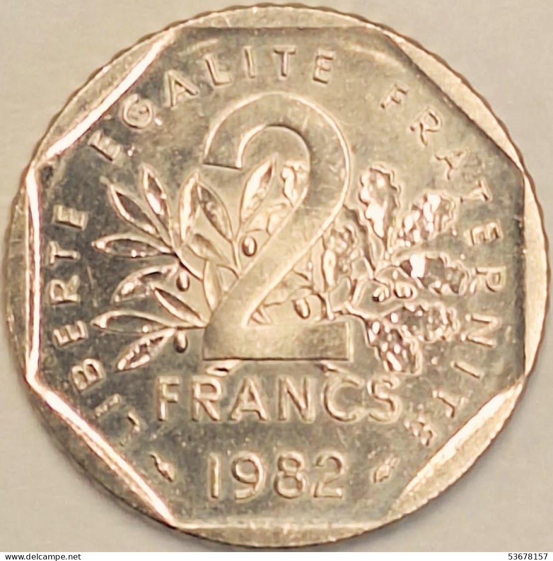 France - 2 Francs 1982, KM# 942.1 (#4326) - 2 Francs
