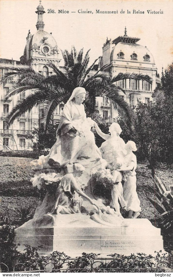 NICE    MONUMENT DE LA REINE VICTORIA   SCULPTURE - Monumentos, Edificios