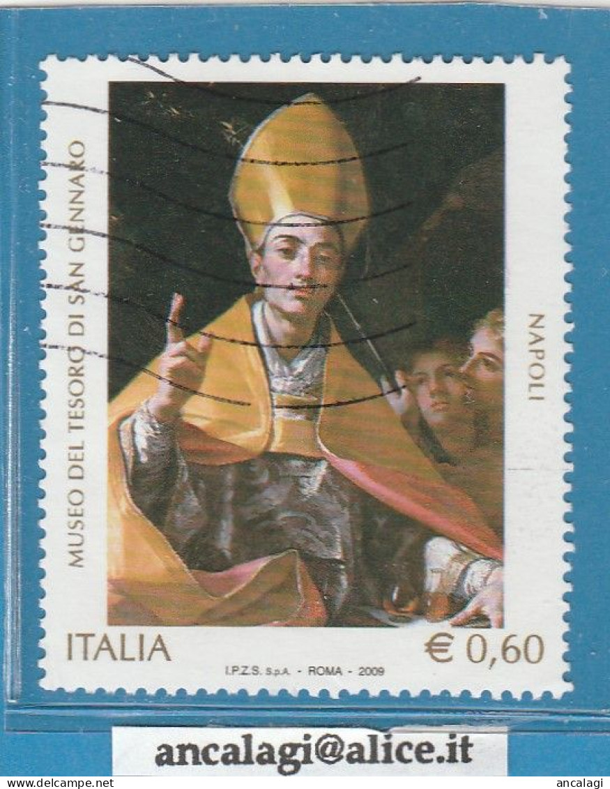 USATI ITALIA 2009 - Ref.1132 "TESORO DI SAN GENNARO" 1 Val. - - 2001-10: Used