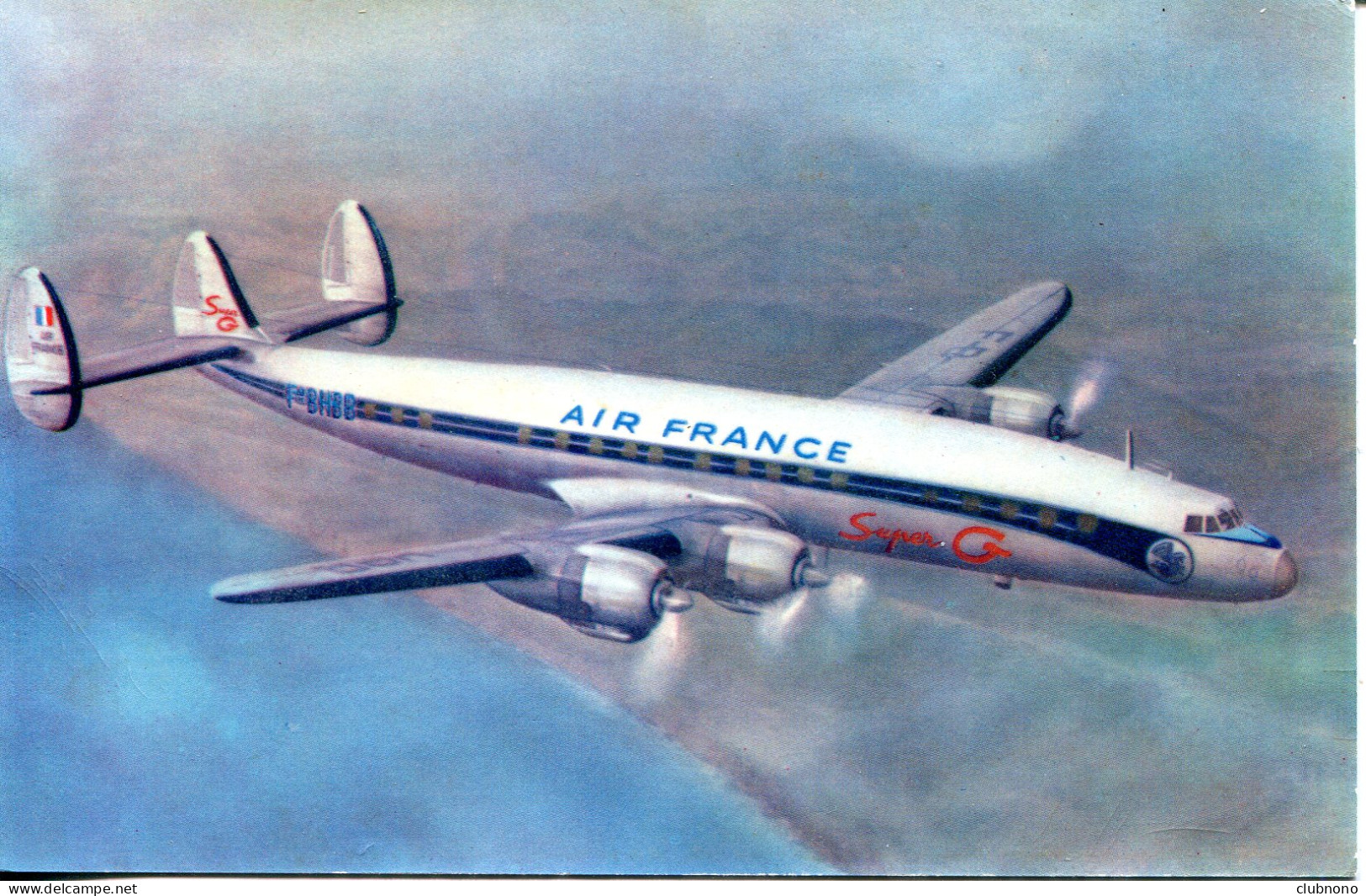 CPA - AIR FRANCE - LOCKHEED SUPER G CONSTELLATION (IMPECCABLE) - 1946-....: Era Moderna