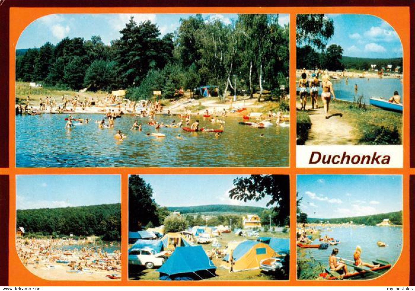 73938651 Duchonka_Prasice-Duchonka_Slovakia Campingplatz Badestrand - Slowakije