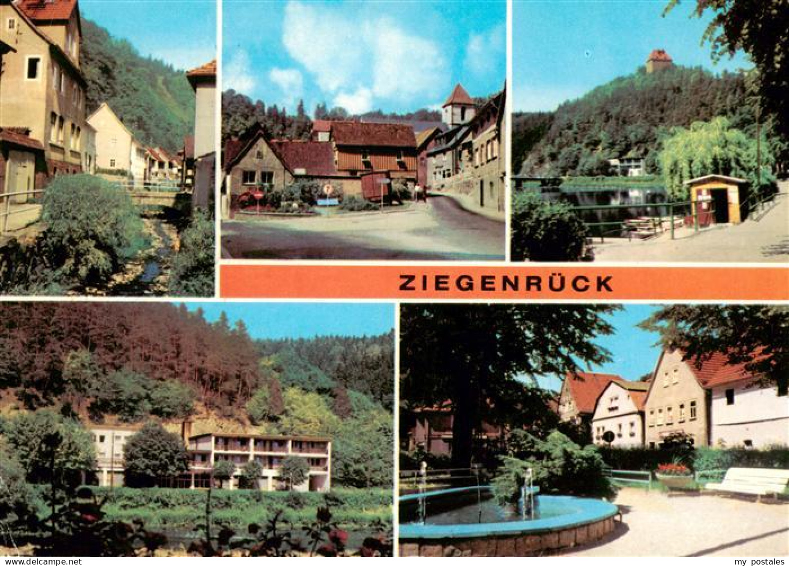 73938605 Ziegenrueck_Saale_Thueringen Am Drebabach Strasse Der Einheit Blick Zur - Ziegenrück
