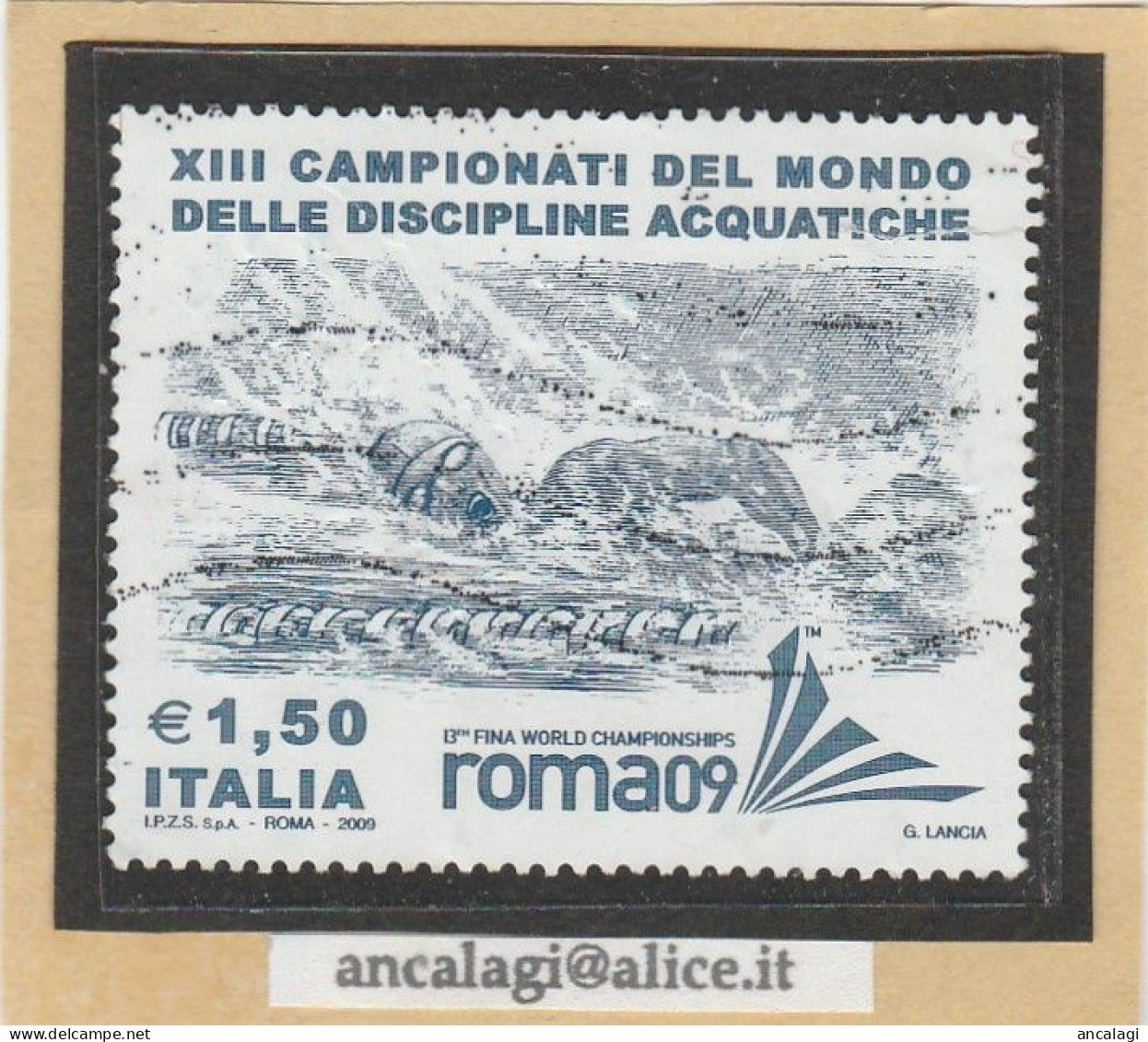 USATI ITALIA 2009 - Ref.1133A "DISCIPLINE ACQUATICHE" 1 Val. - - 2001-10: Gebraucht