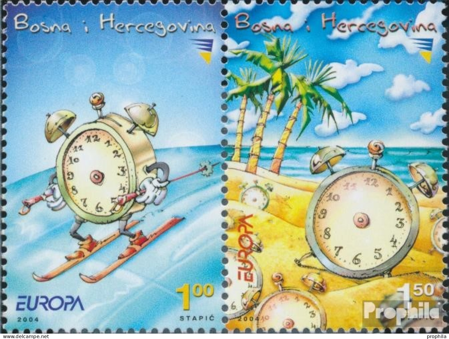 Bosnien-Herzegowina 359A-360A Paar (kompl.Ausg.) Postfrisch 2004 Europa: Ferien - Bosnien-Herzegowina