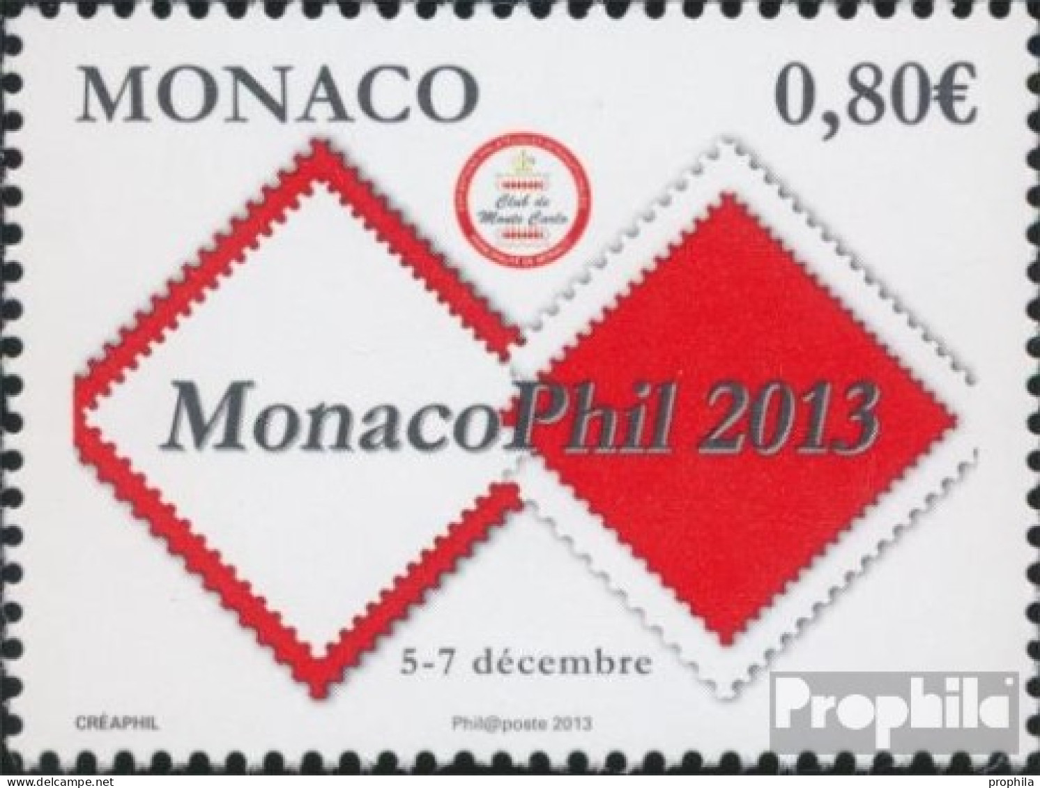 Monaco 3150 (kompl.Ausg.) Postfrisch 2013 Monaco Phil - Nuevos