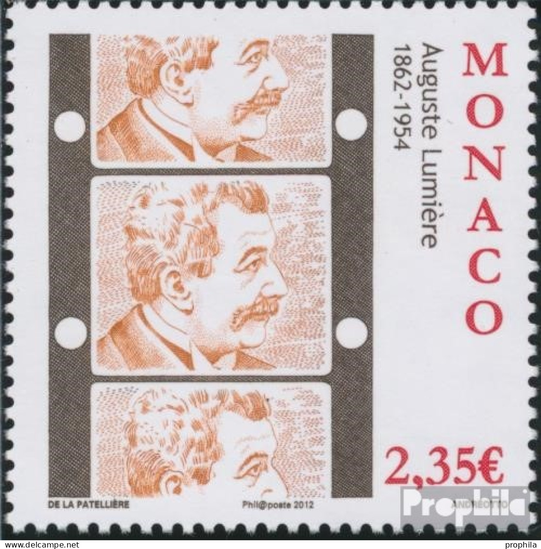 Monaco 3103 (kompl.Ausg.) Postfrisch 2012 Auguste Lumiere - Unused Stamps