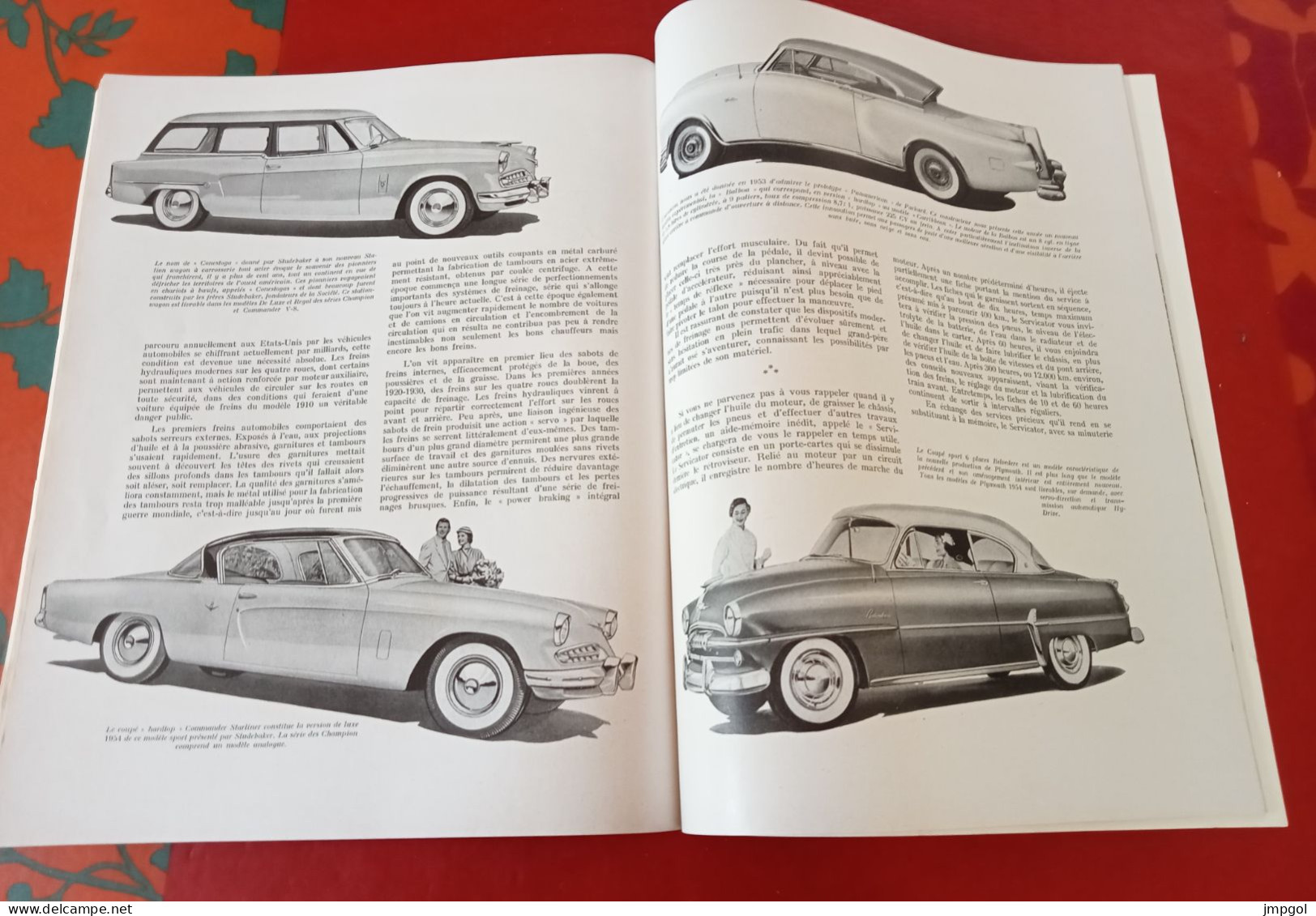 Englebert Magazine n°70 Mars 1954 Salon Bruxelles Vedette Comet Lancia Cabriolet Poids Lourds Autocars Tourisme Savoie