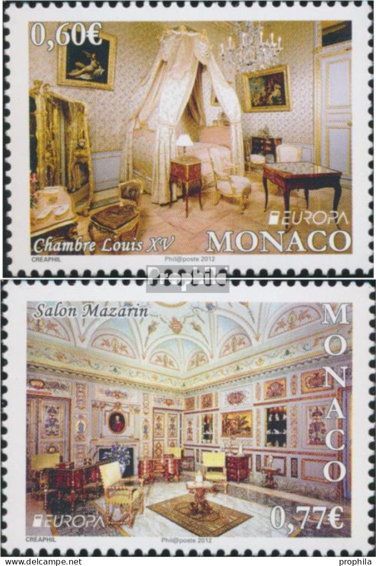 Monaco 3085-3086 (kompl.Ausg.) Postfrisch 2012 Besuche - Unused Stamps