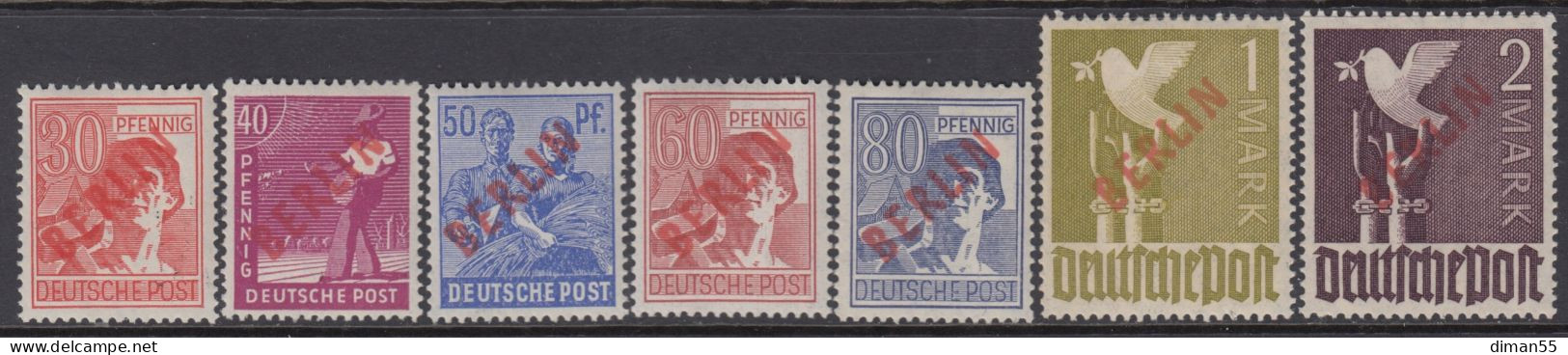 BERLIN - Mi 19-34 - Mi 1400 Euro - GEPRÜFT SCHLEGEL - LUXUS POSTFRISCH - MNH** - Ungebraucht