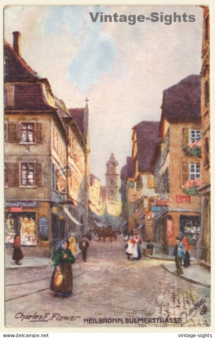 Charles F. Flower: Heilbronn - Sülmerstrasse (Vintage PC 1911) - Heilbronn