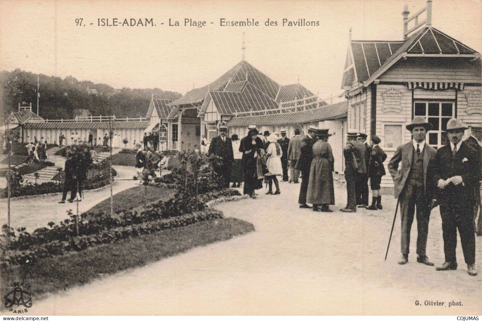 95 - ISLE ADAM _S28370_ La Plage - Ensemble Des Pavillons - L'Isle Adam