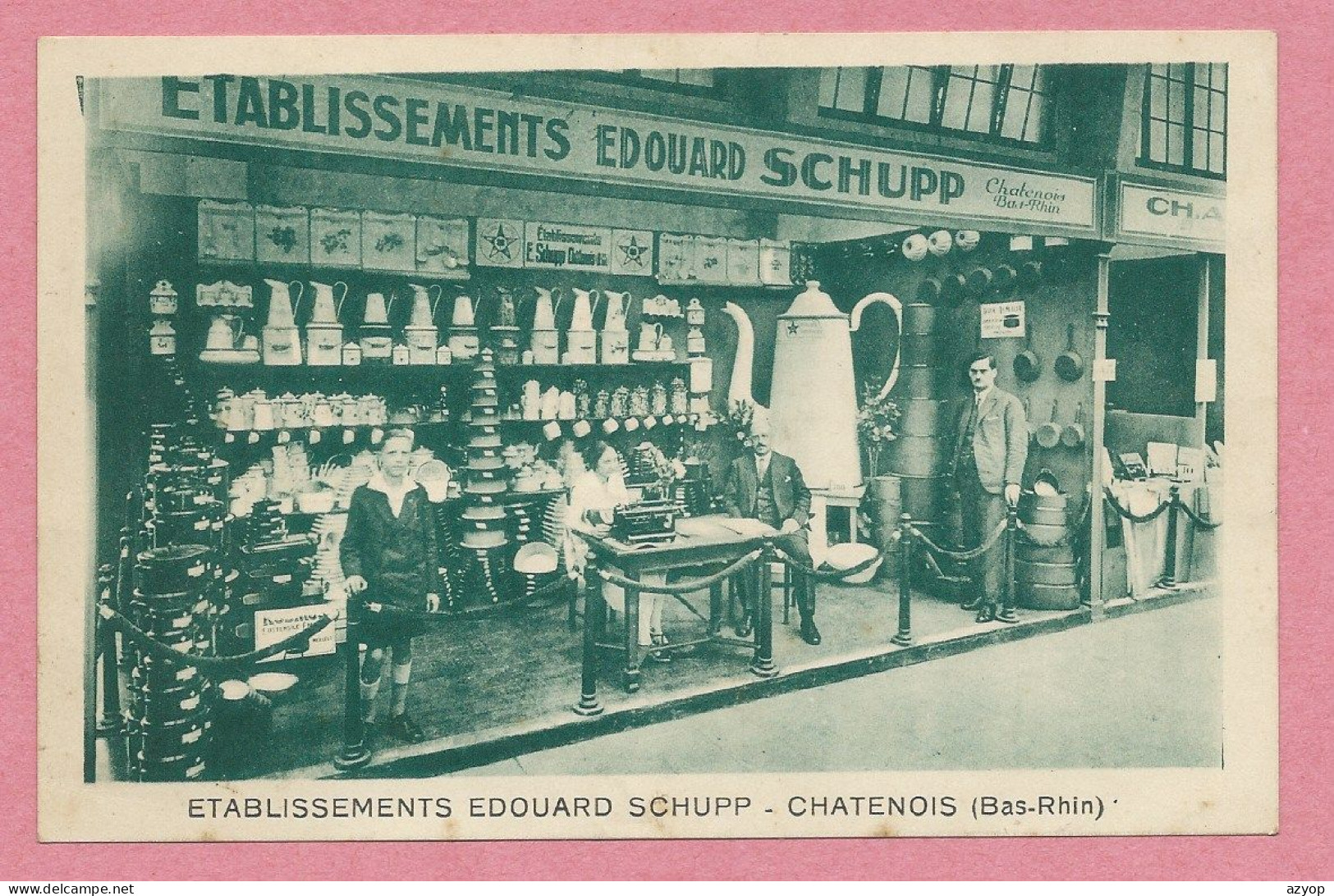 67 - STRASBOURG - WACKEN - Foire Exposition 1935 ? - Stand Etablissements Edouard SCHUPP à CHATENOIS - 3 Scans - Strasbourg