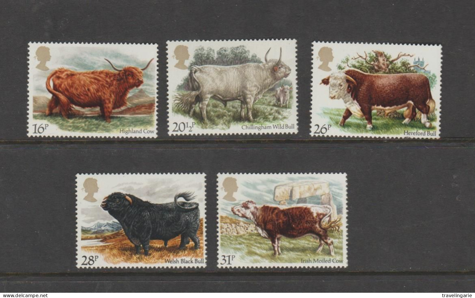 Great Britain 1984 British Cattle MNH ** - Kühe