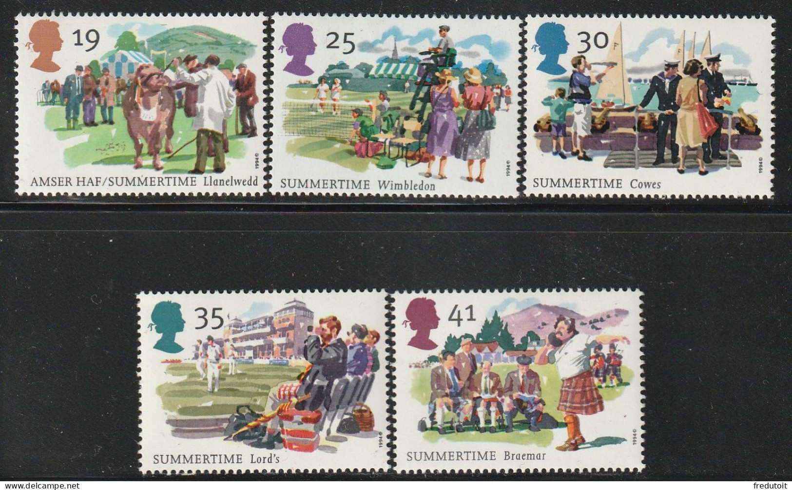 GRANDE BRETAGNE - N°1774/8 ** (1994) Les Quatre Saisons - Unused Stamps